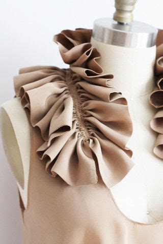 ruffles in garments